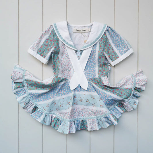 Calliope Sailor Frilly Romper