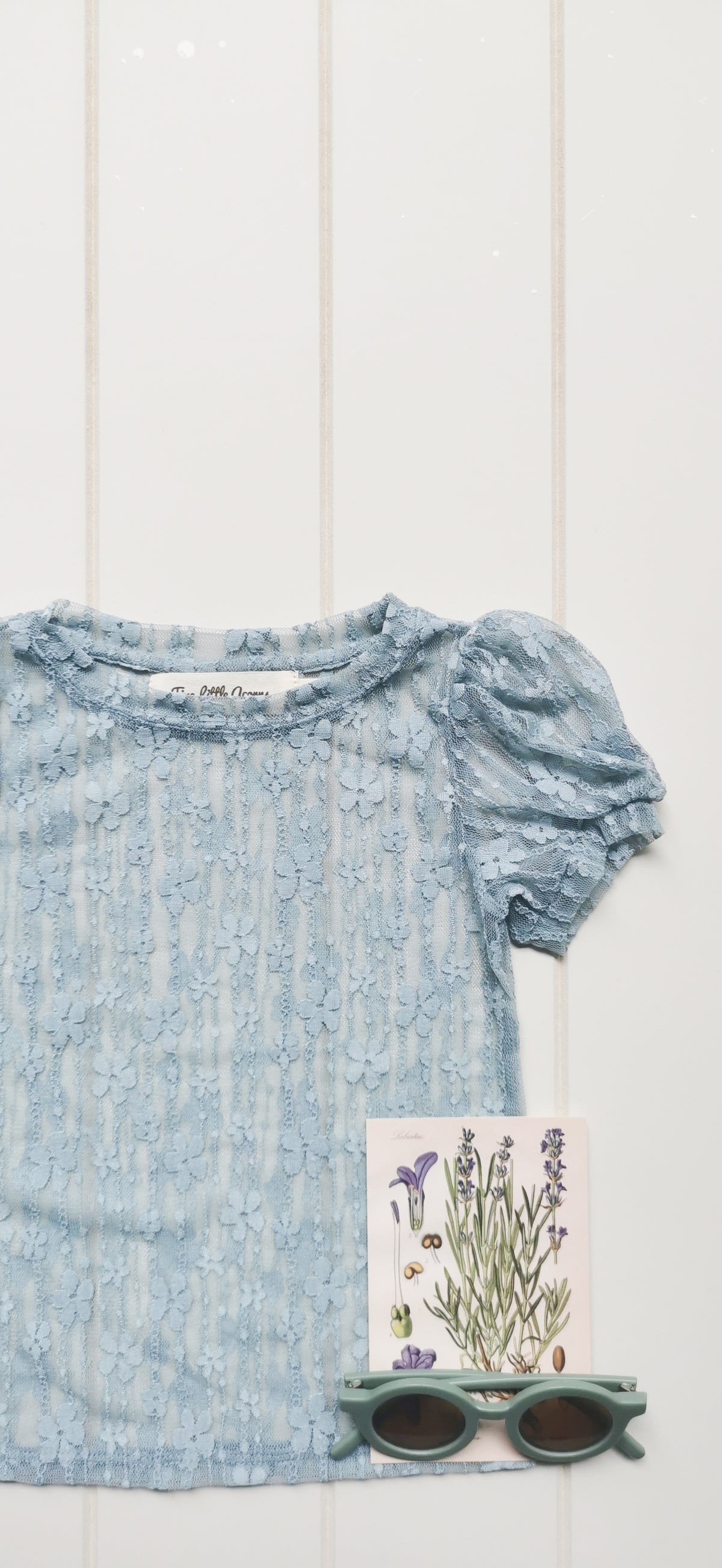 Storm Lace Bubble Tee - Five Little Acorns