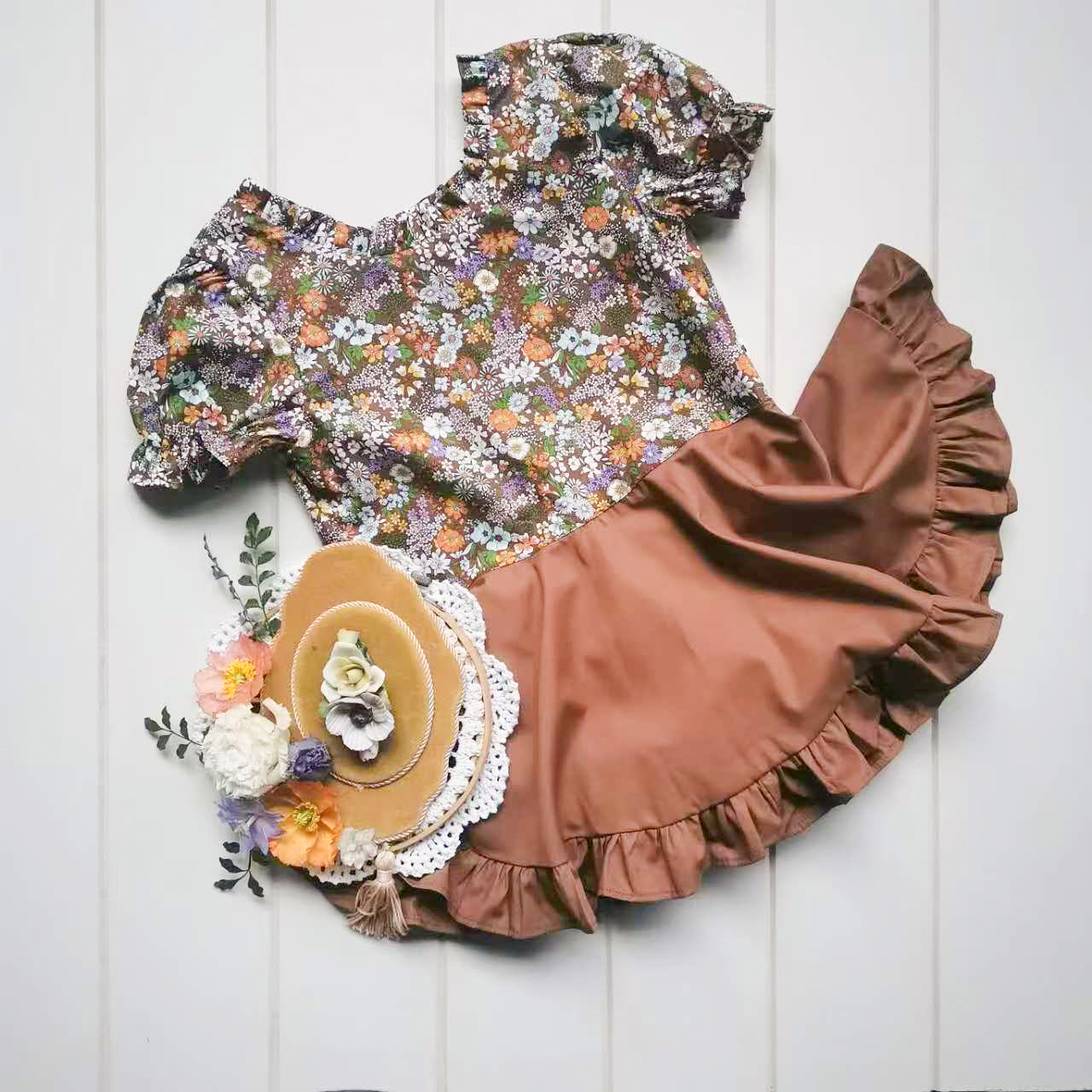 Eliana Picnic Frilly Romper