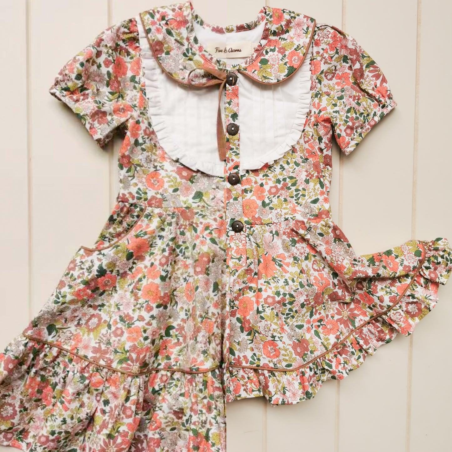 Simone Pleated Frilly Romper + Dress