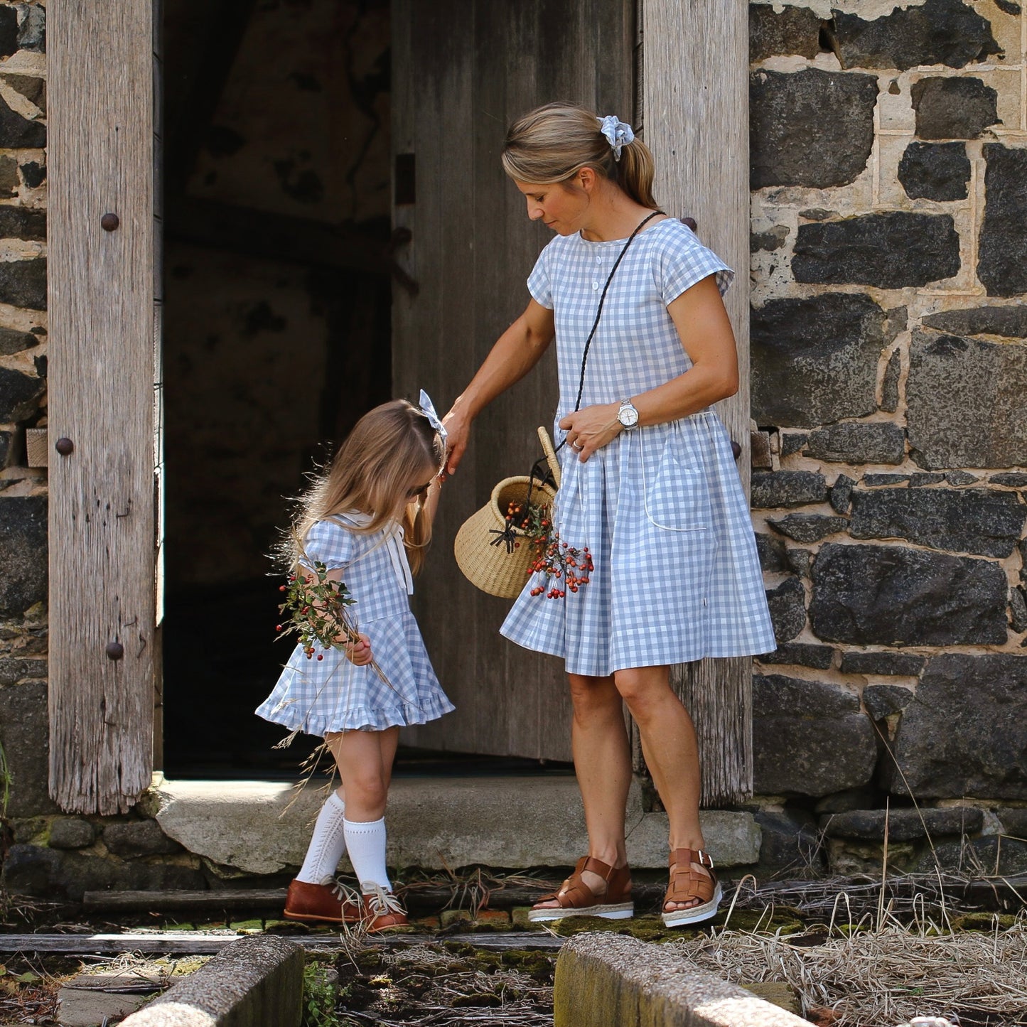 Frost Gingham Miss Dress (Adult size)
