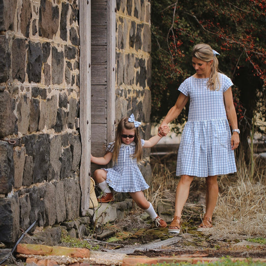 Frost Gingham Miss Dress (Adult size)