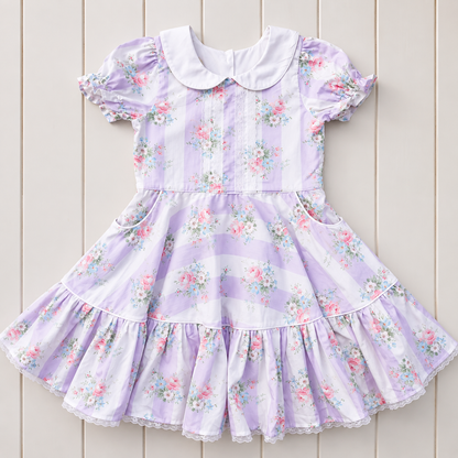Natasha PeterPan Frilly Romper + Dress
