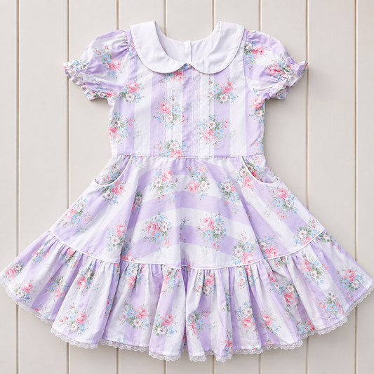 Natasha PeterPan Frilly Romper + Dress