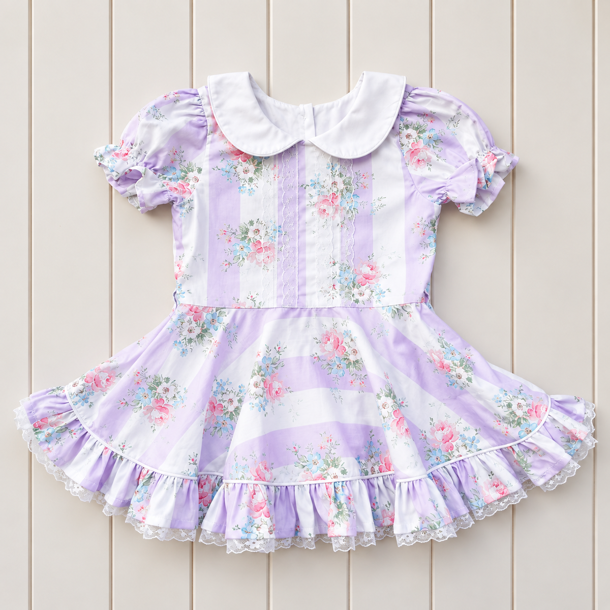 Natasha PeterPan Frilly Romper + Dress