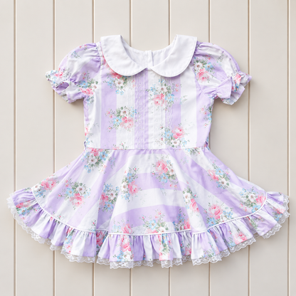 Natasha PeterPan Frilly Romper + Dress