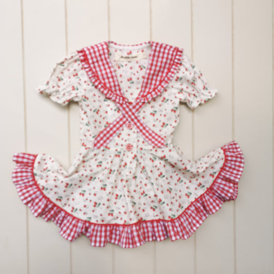 Juniper Sailor Frilly Romper