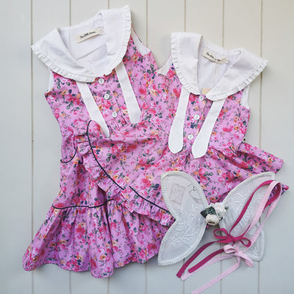 Stacey Sailor Frilly Romper + Dress