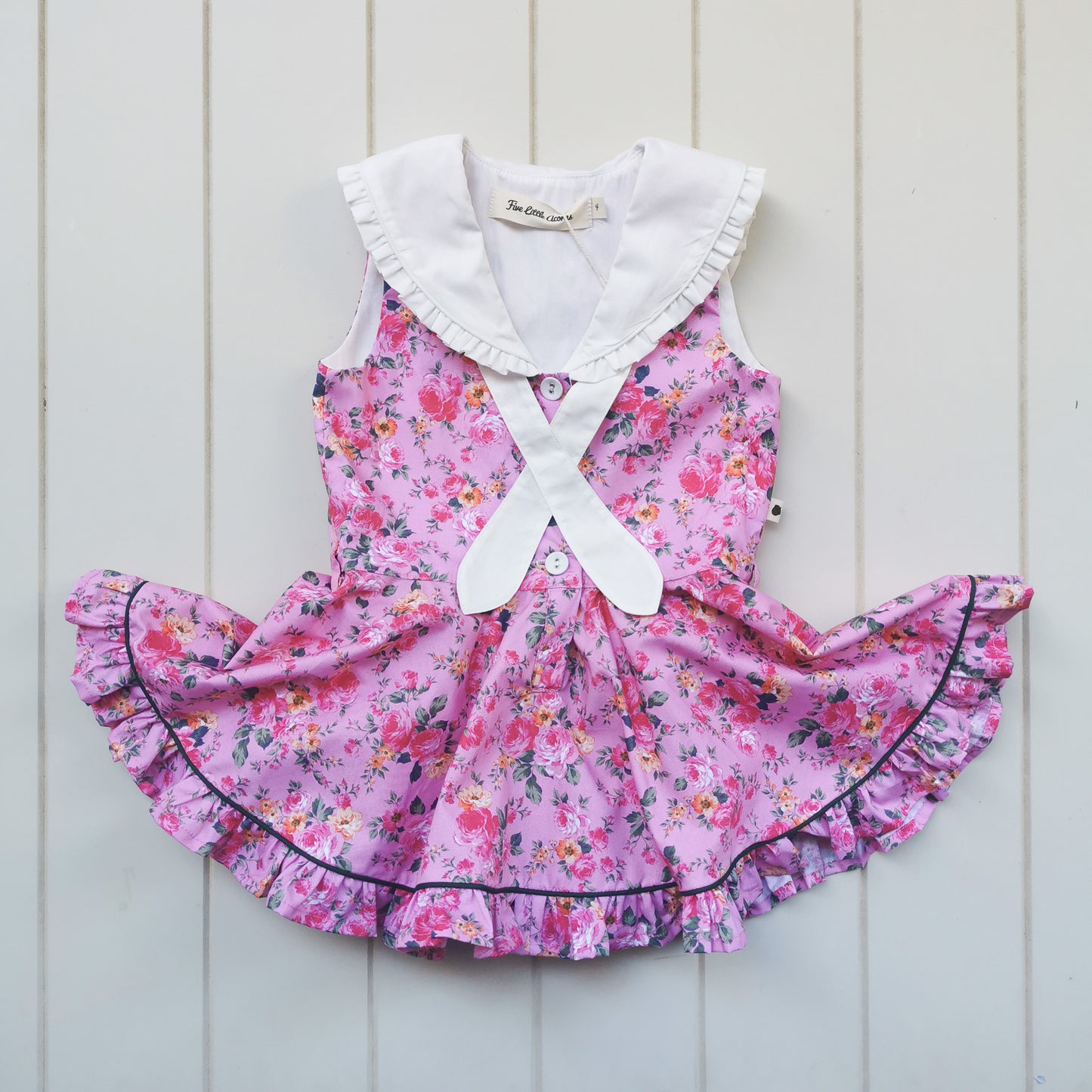 Stacey Sailor Frilly Romper + Dress
