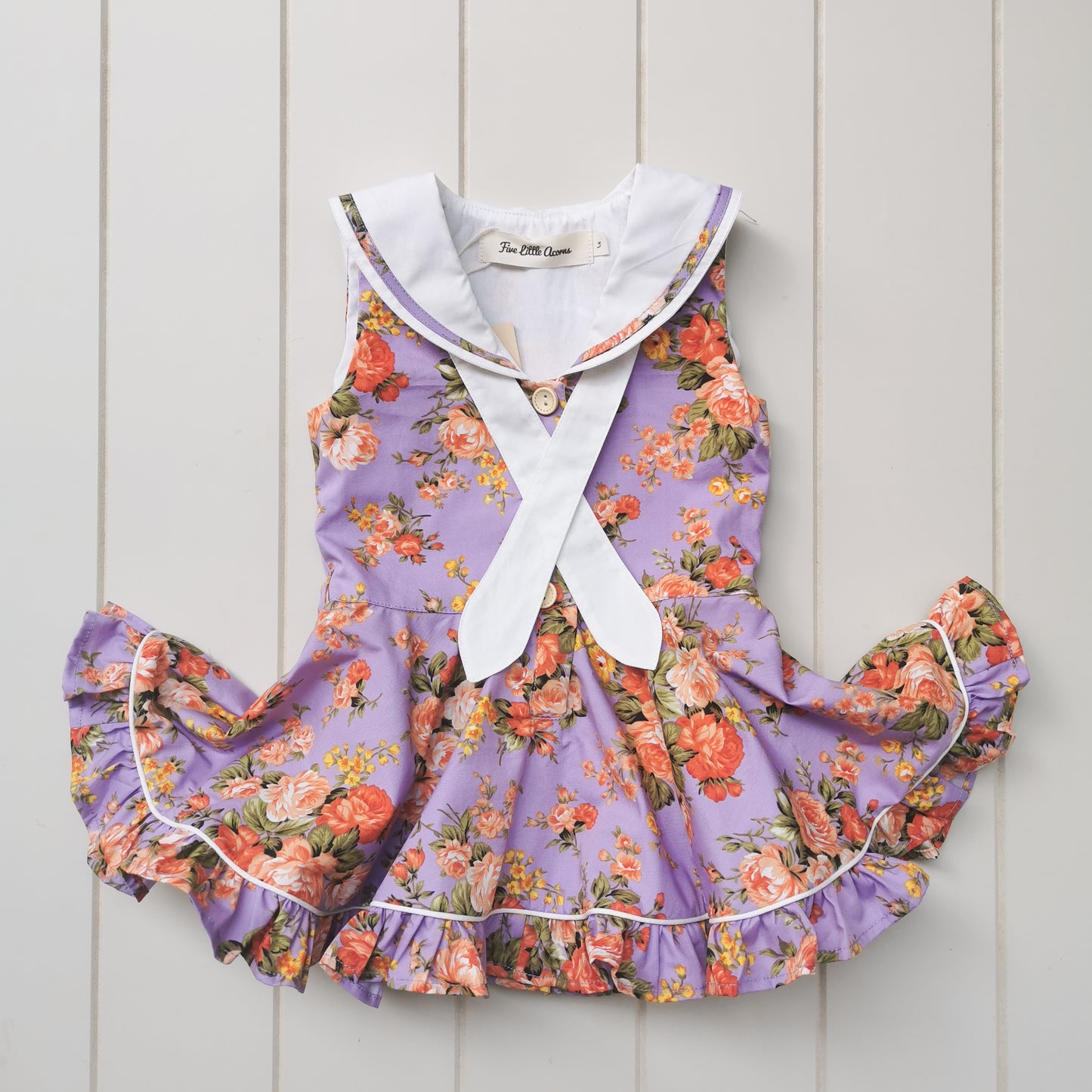Mackenzie Sailor Frilly Romper