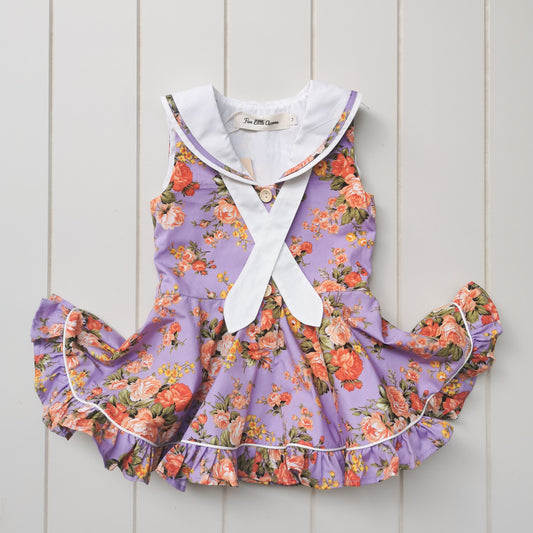Mackenzie Sailor Frilly Romper