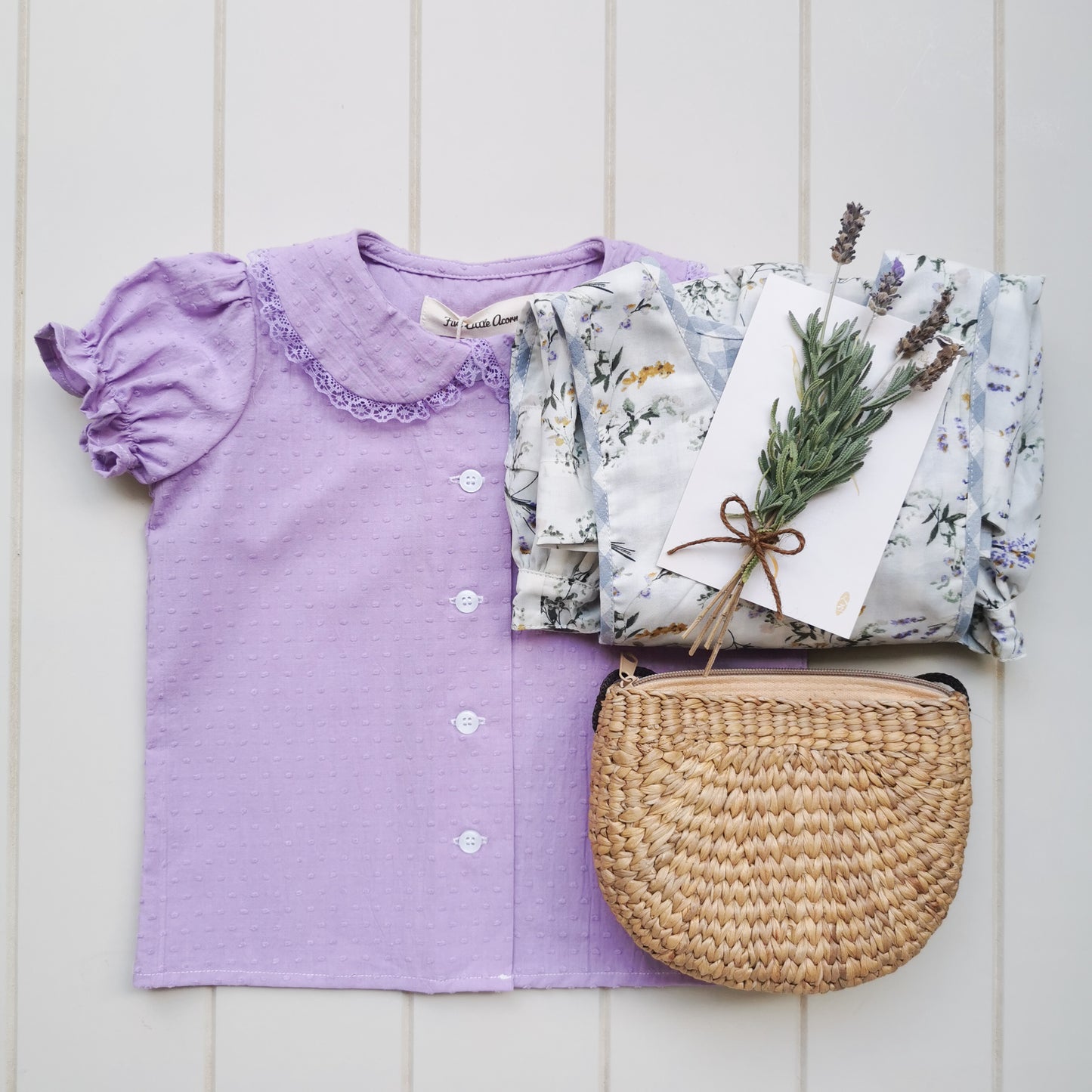 Lilac Old School Blouse