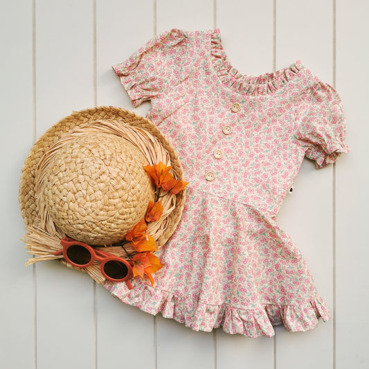 Elouise Picnic frilly romper